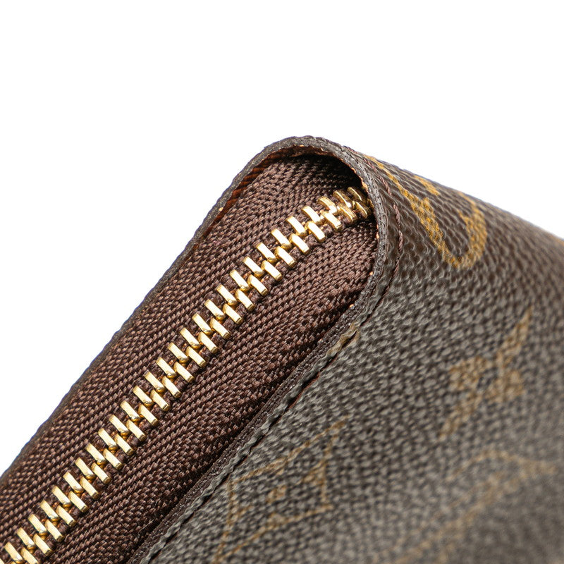 ルイ ヴィトン モノグラム ジッピー コインパース コインケース 小銭入れ M60067 ブラウン PVC レザー レディース LOUIS VUITTON 【中古】