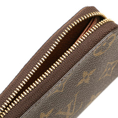 ルイ ヴィトン モノグラム ジッピー コインパース コインケース 小銭入れ M60067 ブラウン PVC レザー レディース LOUIS VUITTON 【中古】
