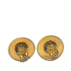 エルメス ラウンド ホルン モチーフ イヤリング ゴールド メッキ レディース HERMES 【中古】