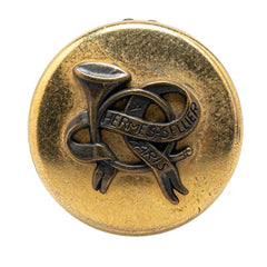 エルメス ラウンド ホルン モチーフ イヤリング ゴールド メッキ レディース HERMES 【中古】