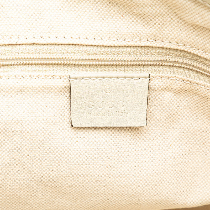 グッチ グッチシマ スーキー ハンドバッグ ショルダーバッグ 2WAY 247902 ホワイト アイボリー レザー レディース GUCCI 【中古】