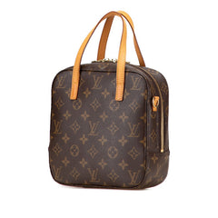 ルイ ヴィトン モノグラム スポンティーニ ハンドバッグ ショルダーバッグ 2WAY M47500 ブラウン PVC レザー レディース LOUIS VUITTON 【中古】