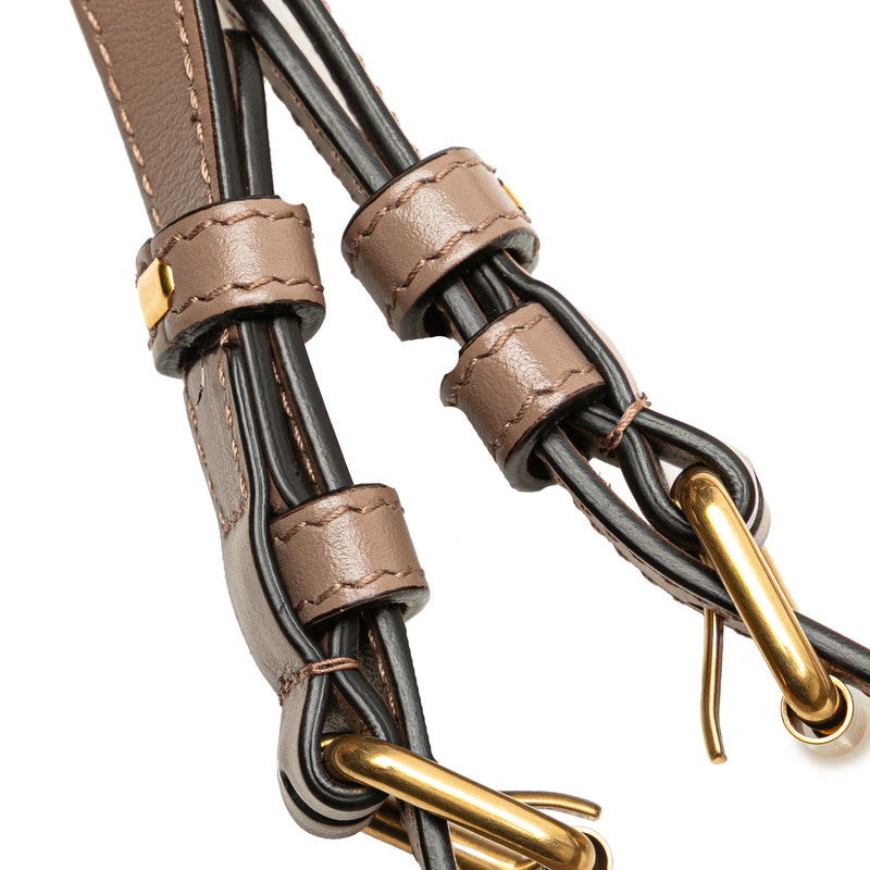 グッチ GGマーモント キルティング リュック バックパック 598594 ベージュ レザー レディース GUCCI 【中古】