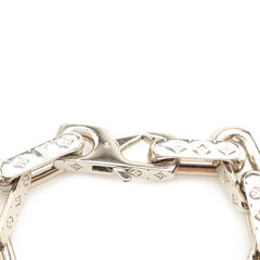 ルイ ヴィトン ブレスレット チェーン モノグラム ブレスレット #M M64223 シルバー メタル メンズ LOUIS VUITTON 【中古】