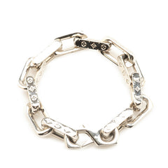 ルイ ヴィトン ブレスレット チェーン モノグラム ブレスレット #M M64223 シルバー メタル メンズ LOUIS VUITTON 【中古】