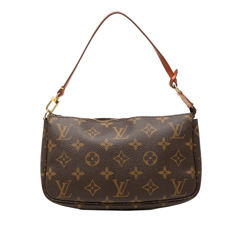 ルイ ヴィトン モノグラム ポシェット アクセソワール ハンドバッグ M51980 ブラウン PVC レザー レディース LOUIS VUITTON 【中古】