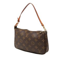 ルイ ヴィトン モノグラム ポシェット アクセソワール ハンドバッグ M51980 ブラウン PVC レザー レディース LOUIS VUITTON 【中古】
