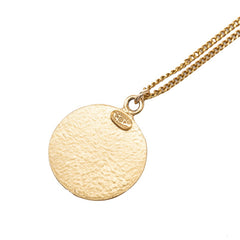 シャネル ココマーク チェーン ペンダント ネックレス 01P刻印 ゴールド ブラック メッキ レディース CHANEL 中古