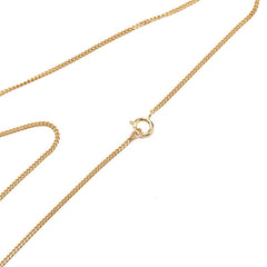 シャネル ココマーク チェーン ペンダント ネックレス 01P刻印 ゴールド ブラック メッキ レディース CHANEL 中古
