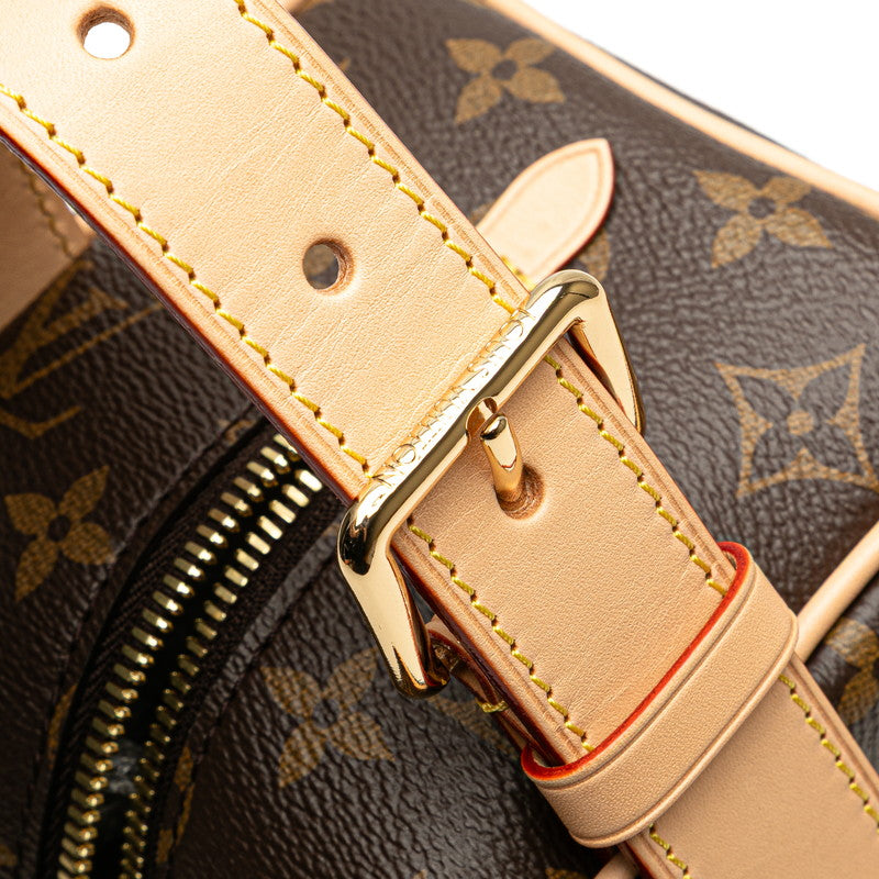 ルイ ヴィトン モノグラム ロッカードップ キット セカンドバッグ ハンドバッグ M83112 ブラウン PVC レザー レディース LOUIS VUITTON 【中古】