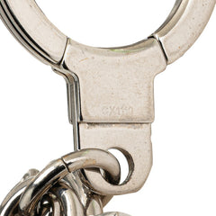 ルイ ヴィトン タイガ ポルトクレ LVクラブ キーホルダー M65047 グラシエ グレー メタル レザー メンズ LOUIS VUITTON 【中古】