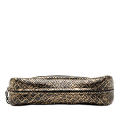 ボッテガヴェネタ イントレッチオ ミラージュ チェーン ショルダーバッグ ブラック ゴールド レザー レディース BOTTEGAVENETA 【中古】