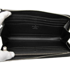 ルイ ヴィトン タイガ ジッピードラゴンヌ L字ファスナー 長財布 M69409 ノワール ブラック レザー メンズ LOUIS VUITTON 【中古】