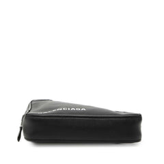 バレンシアガ トライアングル クラッチバッグ クラッチバッグ 476976 ブラック レザー レディース BALENCIAGA 【中古】