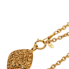 シャネル ヴィンテージ ココマーク ロングネックレス ゴールド メッキ レディース CHANEL 【中古】