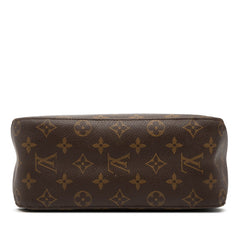 ルイ ヴィトン モノグラム ルーピングMM ワンショルダーバッグ M51146 ブラウン PVC レザー レディース LOUIS VUITTON 【中古】