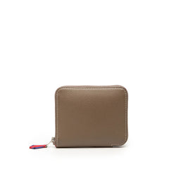 エルメス アザップ シルクイン コンパクト コインケース ブラウン系 シルバー金具 ヴォーエプソン レディース HERMES 中古