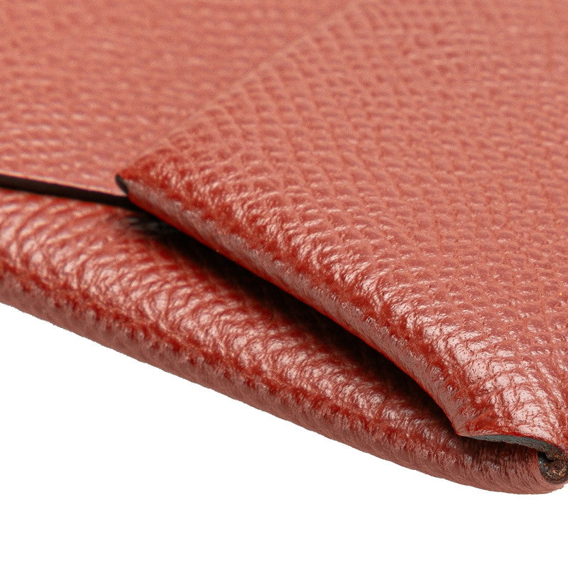 エルメス バスティア コインケース 小銭入れ ブラウン ヴォーエプソン レディース HERMES 【中古】