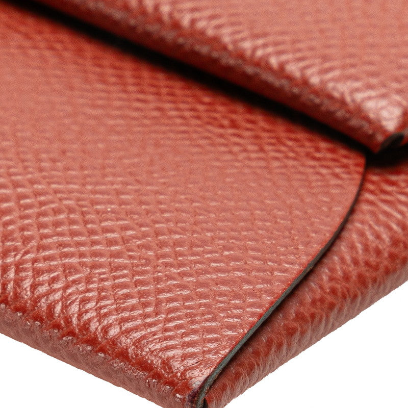 エルメス バスティア コインケース 小銭入れ ブラウン ヴォーエプソン レディース HERMES 【中古】