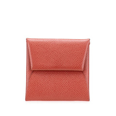 エルメス バスティア コインケース 小銭入れ ブラウン ヴォーエプソン レディース HERMES 【中古】