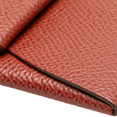 エルメス バスティア コインケース 小銭入れ ブラウン ヴォーエプソン レディース HERMES 【中古】