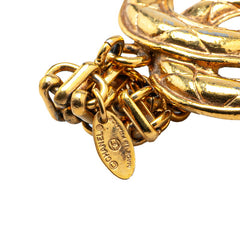 シャネル ココマーク マトラッセ キーホルダー ゴールド メッキ レディース CHANEL 【中古】