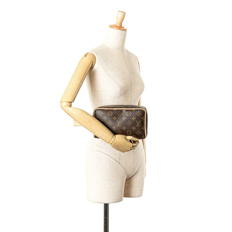 ルイ ヴィトン モノグラム ロッカードップ キット ハンドバッグ M83112 ブラウン PVC レザー レディース LOUIS VUITTON 【中古】