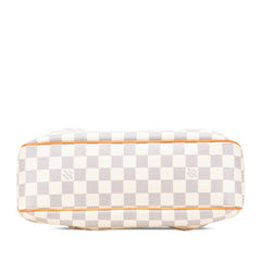 ルイ ヴィトン ダミエ アズール シラク―サPM 斜め掛け ショルダーバッグ  N41113 ホワイト PVC レザー レディース LOUIS VUITTON 【中古】