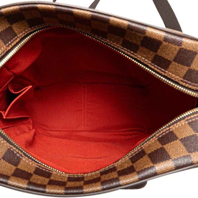 ルイ ヴィトン ダミエ オラフMM ショルダーバッグ N41441 ブラウン PVC レザー レディース LOUIS VUITTON 【中古】