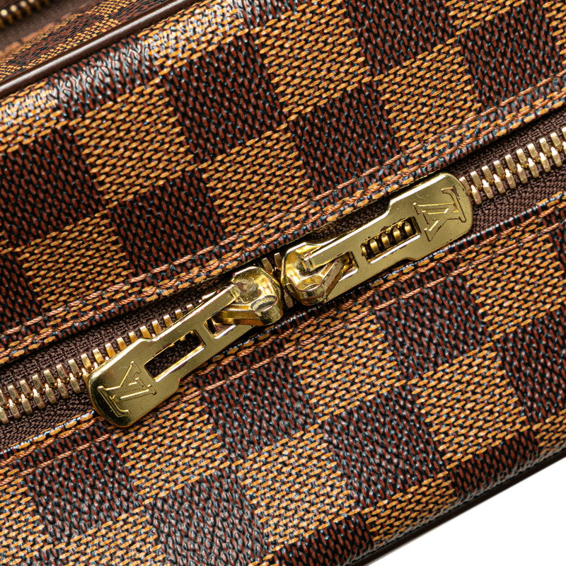 ルイ ヴィトン ダミエ オラフMM ショルダーバッグ N41441 ブラウン PVC レザー レディース LOUIS VUITTON 【中古】