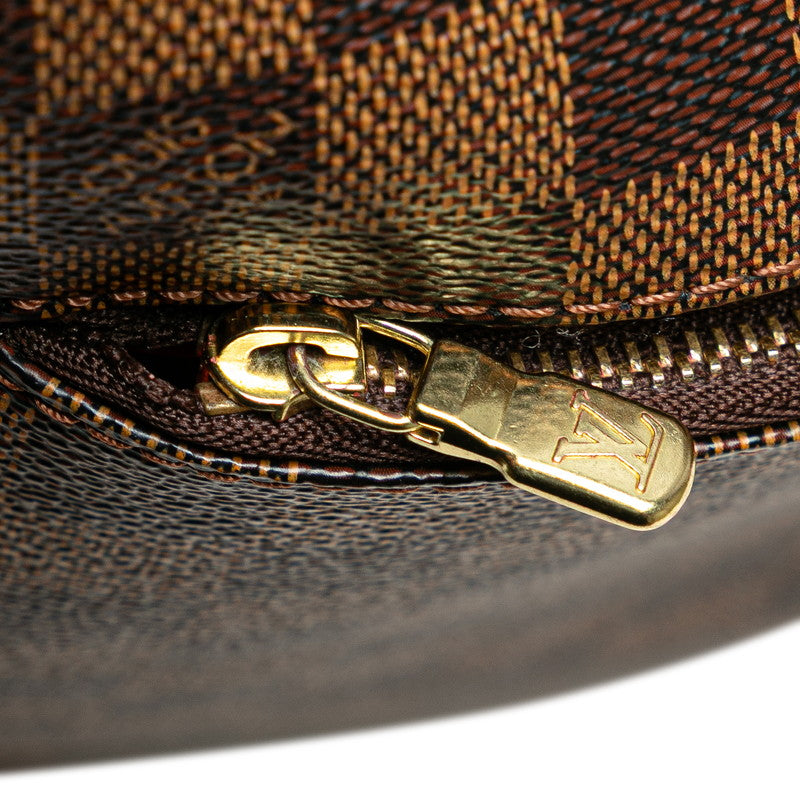 ルイ ヴィトン ダミエ オラフMM ショルダーバッグ N41441 ブラウン PVC レザー レディース LOUIS VUITTON 【中古】