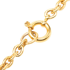 シャネル ココマーク チェーン ロング ネックレス メッキ レディース CHANEL 【中古】