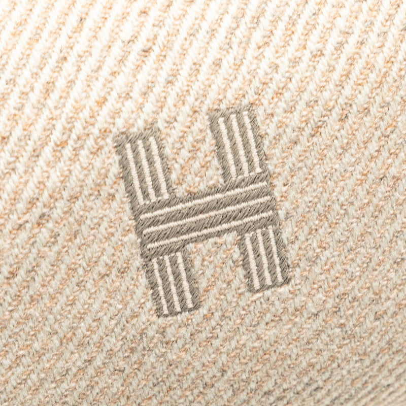 エルメス ブリッド ア ブラック オ カレ ハンドバッグ ポーチ アイボリー イエロー トワルシェブロン レディース HERMES 【中古】