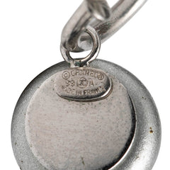 シャネル ココマーク ラウンド ピアス シルバー メタル レディース CHANEL 【中古】