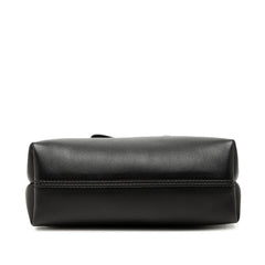サルヴァトーレフェラガモ ヴァラリボン ミニ チェーン ショルダーバッグ ブラック レザー レディース Salvatore Ferragamo 中古