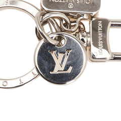 ルイ ヴィトン タイガラマ ポルトクレ ネオ LV クラブ チャーム キーホルダー M01347 ホワイト メタル レザー レディース LOUIS VUITTON 【中古】