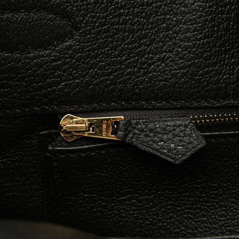 エルメス バーキン35 ハンドバッグ グレー系 ゴールド金具 トゴ レディース HERMES 【中古】