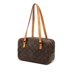 ルイ ヴィトン モノグラム シテMM ハンドバッグ ショルダーバッグ M51182 ブラウン PVC レザー レディース LOUIS VUITTON 【中古】
