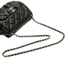シャネル マトラッセ チェーン アラウンド ショルダーバッグ A49889 ブラック ラムスキン レディース CHANEL 【中古】
