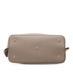 ヴァレンティノ ロックスタッズ ハンドバッグ ショルダーバッグ 2WAY グレー レザー レディース VALENTINO 【中古】
