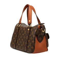 ルイ ヴィトン モノグラム マンハッタン ハンドバッグ ショルダーバッグ 2WAY M43481 ブラウン PVC レザー レディース LOUIS VUITTON 【中古】