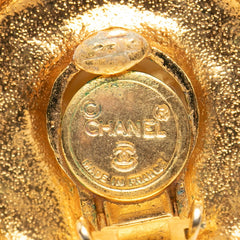 シャネル イヤリング ゴールド メッキ フェイクパール レディース CHANEL 【中古】