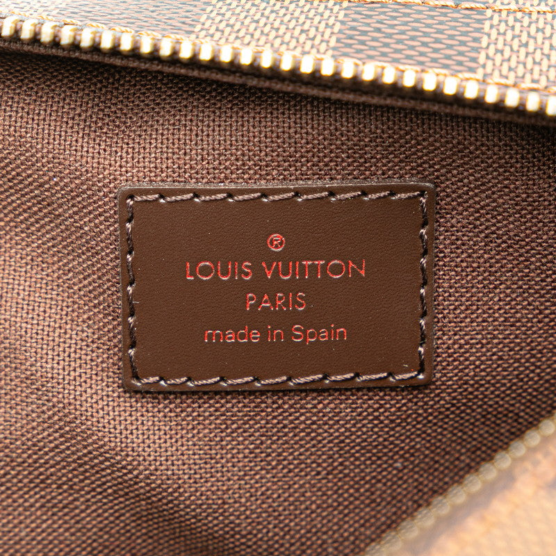 ルイ ヴィトン ダミエ ジェロニモス ボディバッグ ウエストバッグ N51994 ブラウン PVC レザー メンズ LOUIS VUITTON 【中古】