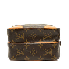 ルイ ヴィトン モノグラム アマゾン 斜め掛け ショルダーバッグ M45236 ブラウン PVC レザー レディース LOUIS VUITTON 中古