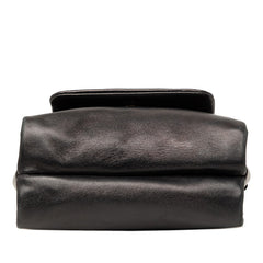 ヴェルサーチェ メデューサ ハンドバッグ ショルダーバッグ 2WAY ブラック レザー レディース VERSACE 【中古】