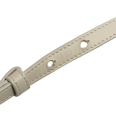 ボッテガヴェネタ マキシイントレチャート カセット 斜め掛け ショルダーバッグ 574051 オフホワイト レザー レディース BOTTEGAVENETA 【中古】