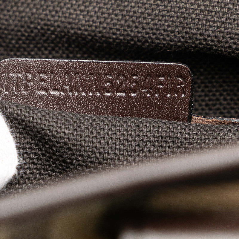 バーバリー ノバチェック シャドーホース トートバッグ ハンドバッグ ベージュ ブラウン PVC レザー レディース BURBERRY 【中古】