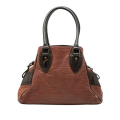 フェンディ エトニコ ハンドバッグ 8BN157 ブラウン レザー レディース FENDI 【中古】
