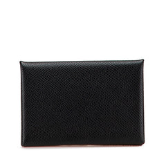 エルメス カルヴィ カードケース コインケース ブラック ヴォーエプソン レディース HERMES 【中古】