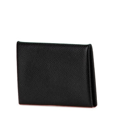 エルメス カルヴィ カードケース コインケース ブラック ヴォーエプソン レディース HERMES 【中古】